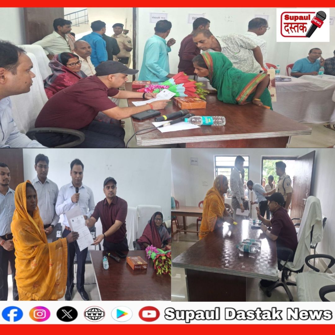 जिला अधिकारी ने चल रहे सहयोग शिविर का किया निरीक्षण,लाभुकों को ऑन द स्पॉट उपलब्ध कराई गई विभिन्न सरकारी सेवाएं