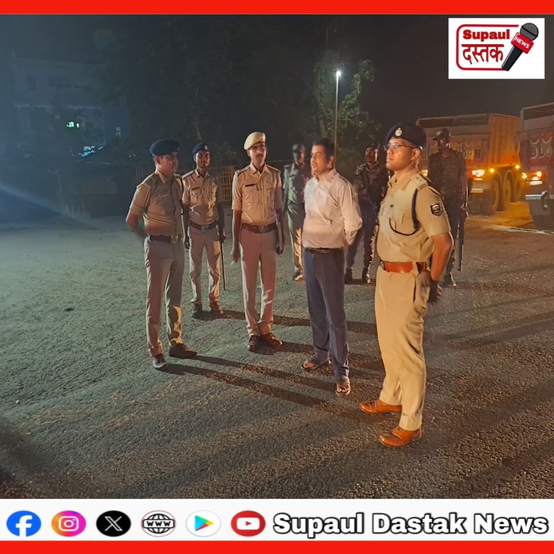 सुपौल में चेक पोस्ट पर ड्यूटी से गायब मिले दो पुलिसकर्मी लाइन क्लोज